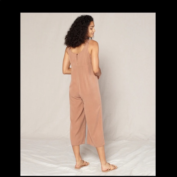 Outerknown Fawn Pali 100% Tencel  Sleeveless Playsuit Jumpsuit. S - Picture 7 of 11
